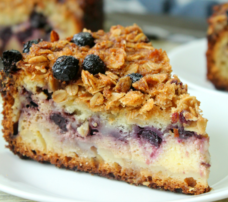 Blueberry Cream Cheese Coffeecake